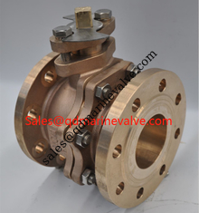 Trung Quốc DIN tiêu chuẩn Bronze vật liệu van quả bóng, loại vòm.BC6 vật liệu nhà cung cấp
