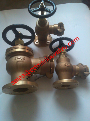 2 1/2 "JIS biển đồng góc van lửa / van máy bơm DN65 nhà cung cấp