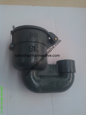 Thép đúc Goose Neck Air Pipe Heads JIS F3012 5K,10K nhà cung cấp