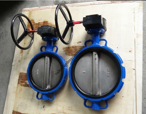 JIS F7480 thủy sản Sắt đúc Ventil bướm Máy móc giun Loại Kích thước:DN40-DN350 nhà cung cấp