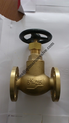 Ventil quả cầu bằng đồng biển JIS F7303 16K nhà cung cấp