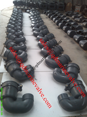 JIS F3012 거위 목 배기구 머리 부유물 유형 Cast iron Goose Neck Air Pipe Heads cho Hàn Quốc nhà cung cấp